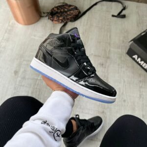 Jordan Retro 1 Charol Mid SE Space JAM Mujer y Hombre