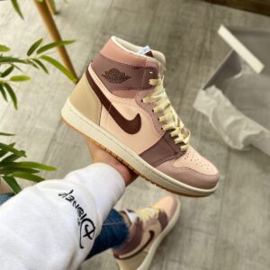 Jordan Retro 1 Mid Dark Pony Smoky Mauve Mujer