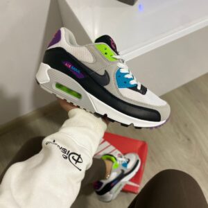 Nike Air Max 90 Laser Blue Volt Purple Mujer y Hombre